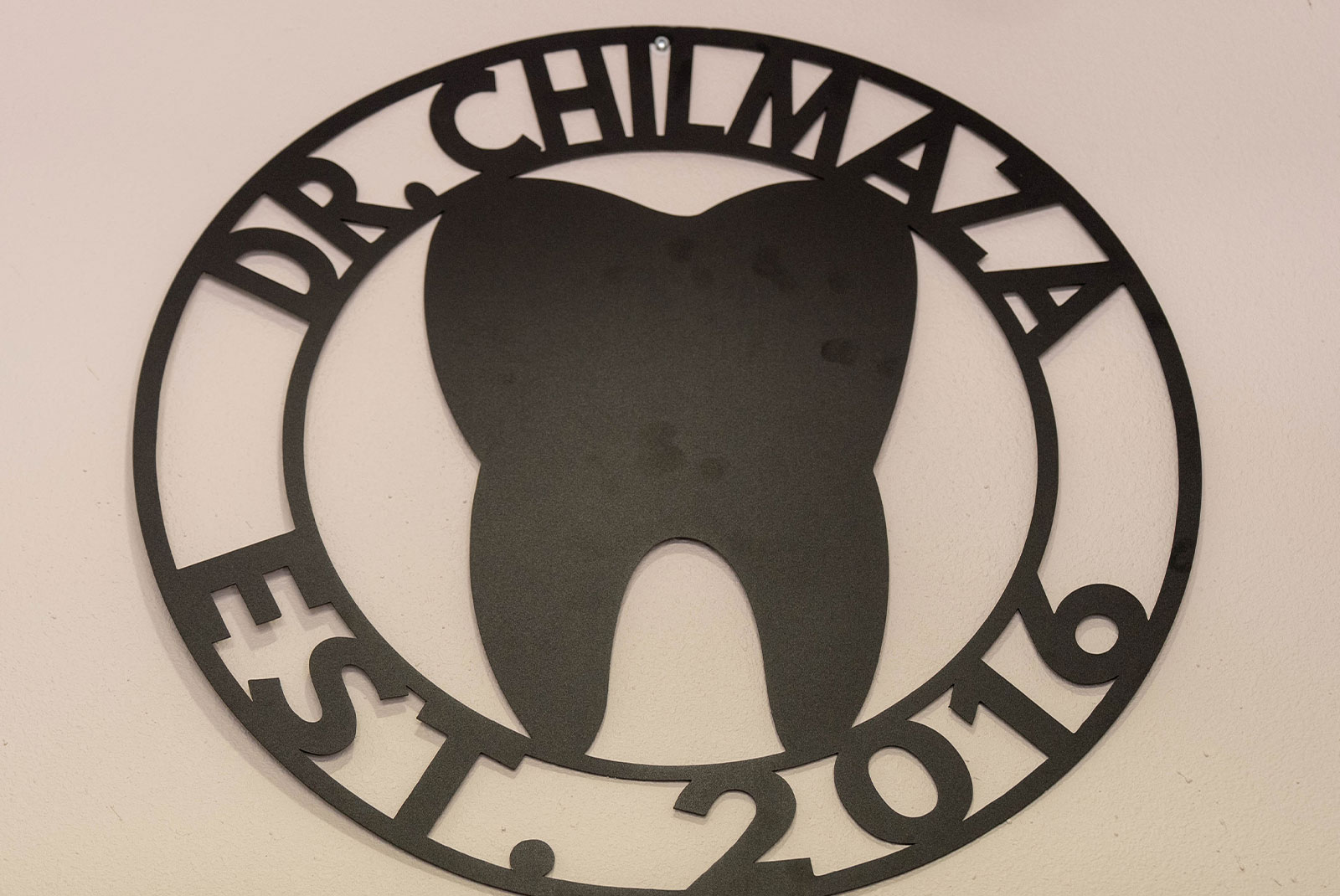 Dr Chilmaza sign in lobby